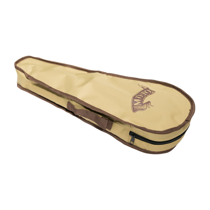 -Mojo Padded Soprano Ukulele Gig Bag (Tan)-Living Music