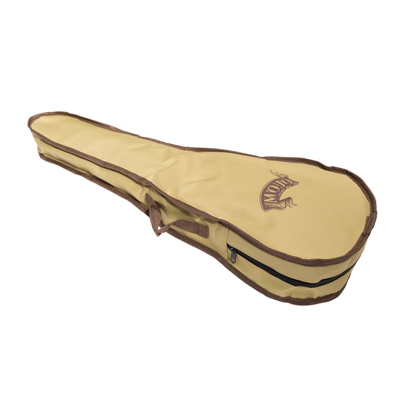 -Mojo Padded Tenor Ukulele Gig Bag (Tan)-Living Music