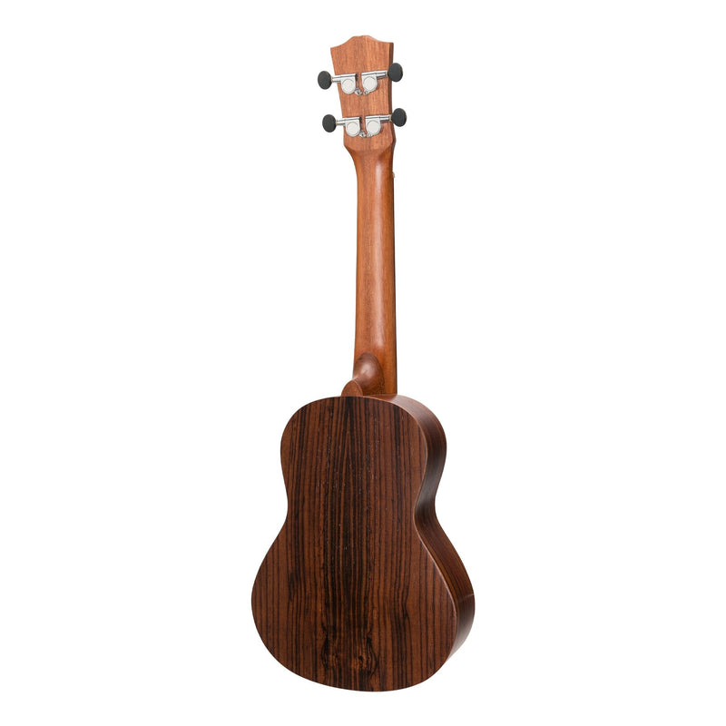 MCU-SZ40P-NST-Mojo 'SZ40 Series' Spruce Top and Rosewood Back & Sides Electric Concert Ukulele (Natural Satin)-Living Music