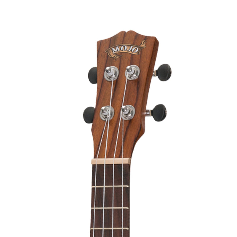 -Mojo 'SZ40 Series' Spruce Top and Rosewood Back & Sides Electric Concert Ukulele (Natural Satin)-Living Music