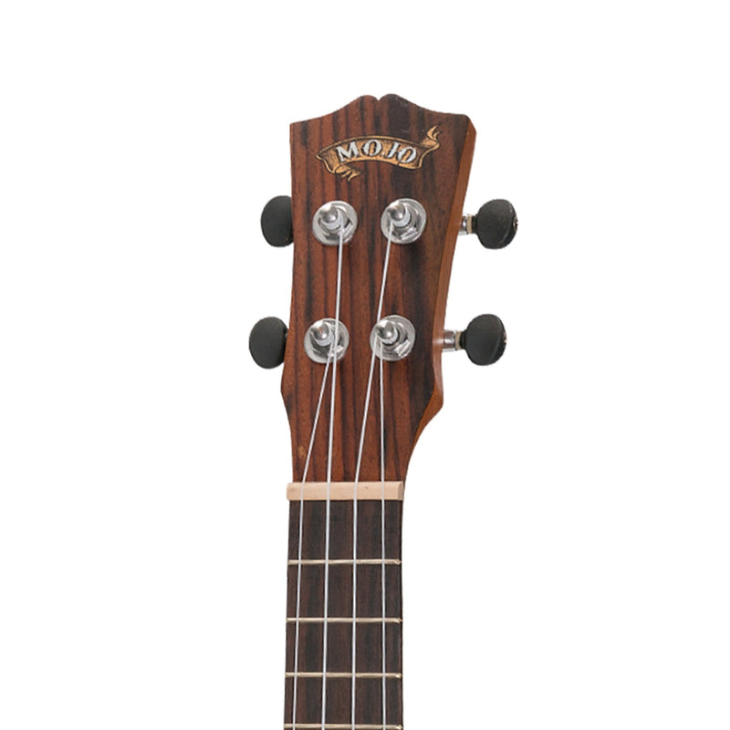 -Mojo 'SZ40 Series' Spruce Top and Rosewood Back & Sides Electric Soprano Ukulele (Natural Satin)-Living Music