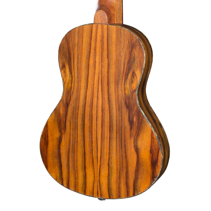 MCU-T5P-NST-Mojo 'T5 Series' All Rosewood Thinline Electric Concert Ukulele (Natural Satin)-Living Music