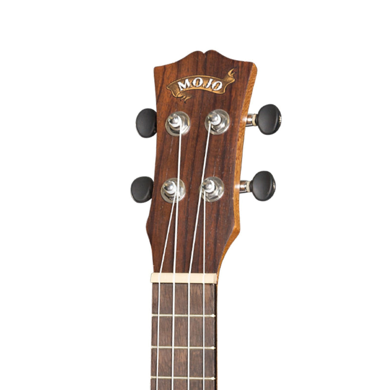 -Mojo 'T5 Series' All Rosewood Thinline Electric Soprano Ukulele (Natural Satin)-Living Music
