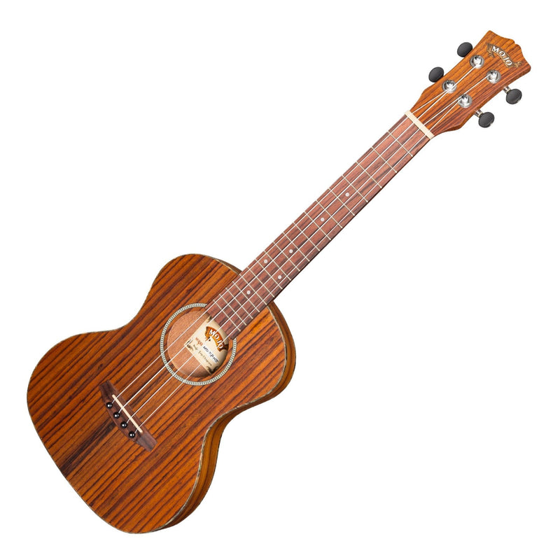 MTU-T5P-NST-Mojo 'T5 Series' All Rosewood Thinline Electric Tenor Ukulele (Natural Satin)-Living Music