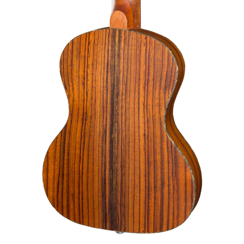 MTU-T5P-NST-Mojo 'T5 Series' All Rosewood Thinline Electric Tenor Ukulele (Natural Satin)-Living Music