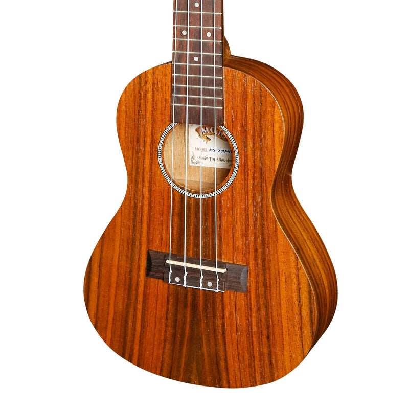 -Mojo 'Z40 Series' All Rosewood Electric Concert Ukulele (Natural Satin)-Living Music