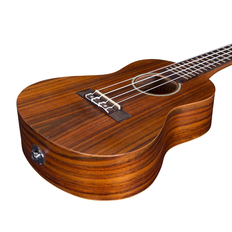 -Mojo 'Z40 Series' All Rosewood Electric Concert Ukulele (Natural Satin)-Living Music
