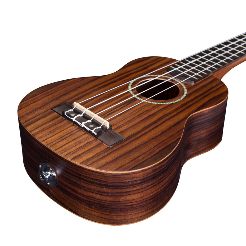 -Mojo 'Z40 Series' All Rosewood Electric Soprano Ukulele (Natural Satin)-Living Music