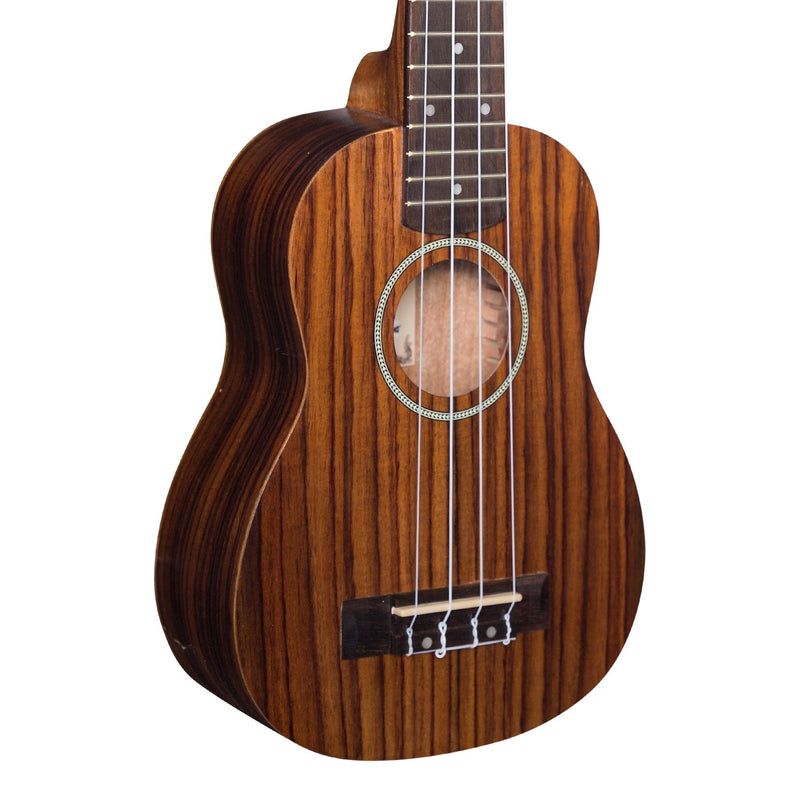 MSU-Z40P-NST-Mojo 'Z40 Series' All Rosewood Electric Soprano Ukulele (Natural Satin)-Living Music