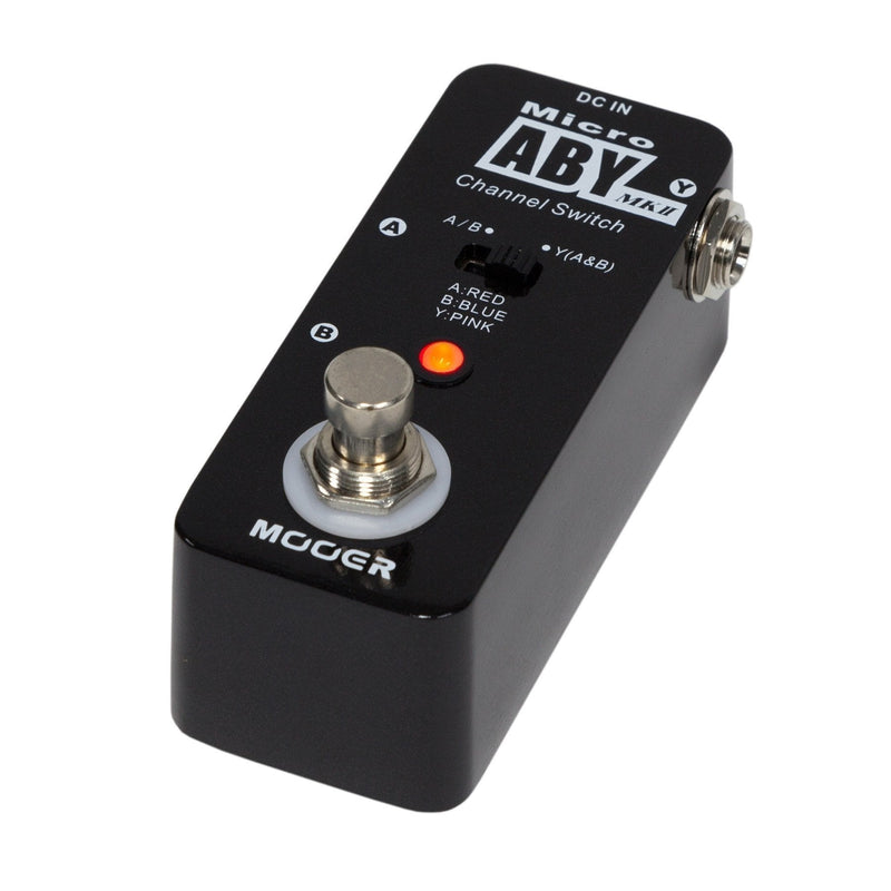 -Mooer ABY Channel Switching Micro Guitar Effects Pedal-Living Music
