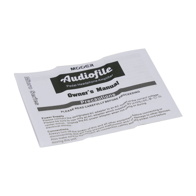 -Mooer 'Audiofile' Micro Headphone Amplifier Pedal-Living Music