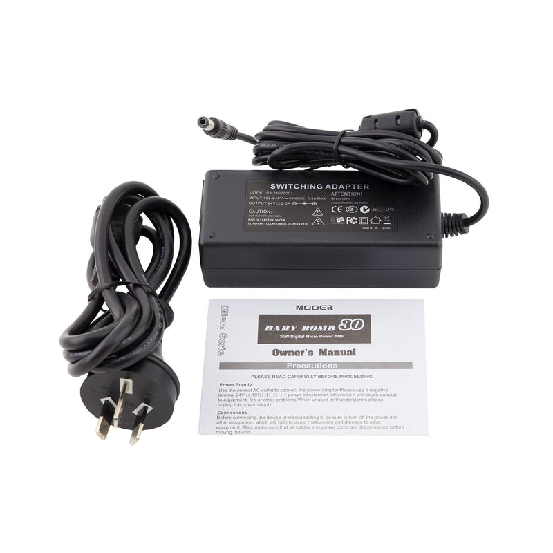 -Mooer 'Baby Bomb 30' Digital 30w Micro Power Amp-Living Music