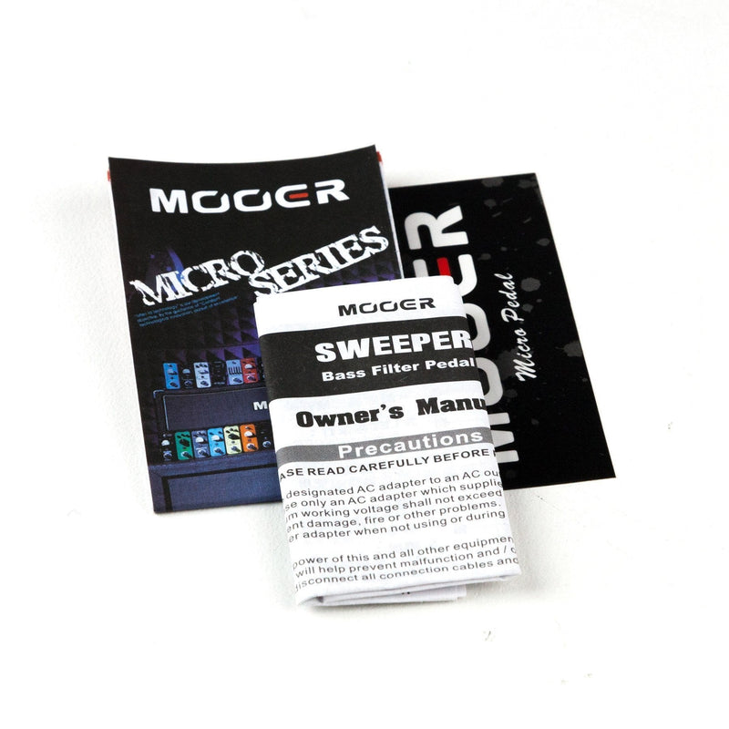 MEP-S-Mooer 'Bass Sweeper' Envelope Filter Bass Guitar Micro Effects Pedal-Living Music