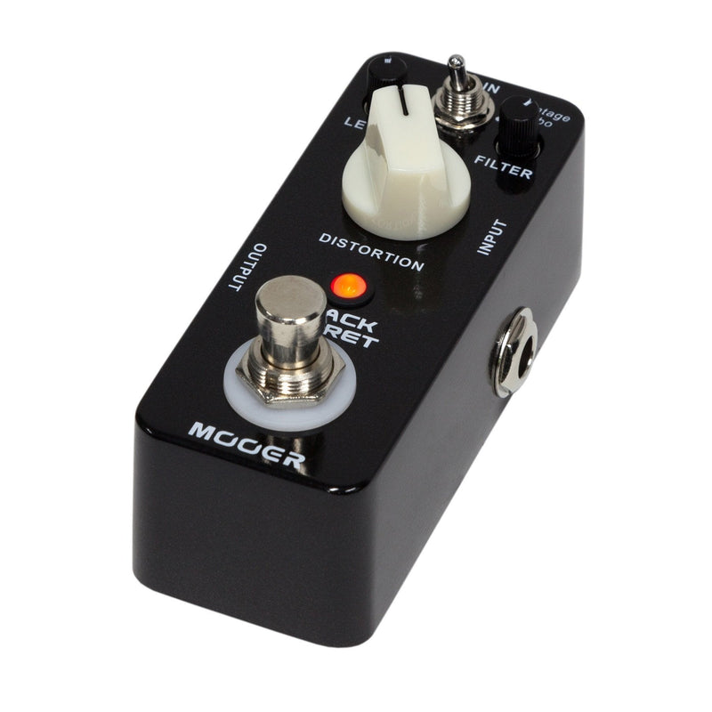 -Mooer 'Black Secret' Vintage & Turbo Distortion Micro Guitar Effects Pedal-Living Music