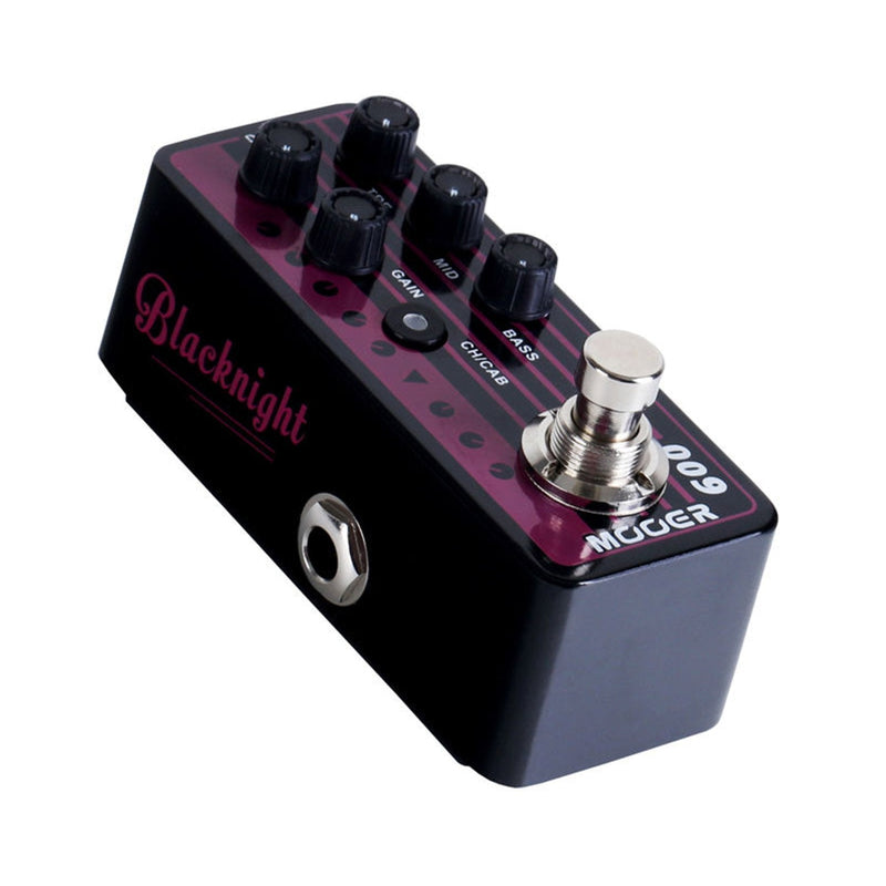 -Mooer 'Blacknight 009' Digital Micro Preamp Guitar Effects Pedal-Living Music