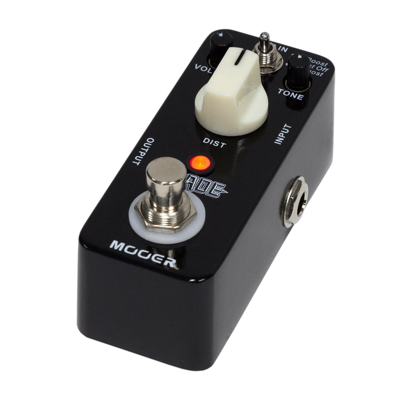 -Mooer 'Blade' Metal Distortion Micro Guitar Effects Pedal-Living Music