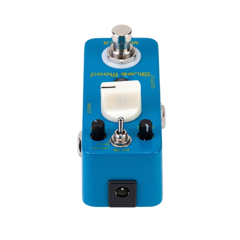 -Mooer 'Blues Mood' Classic Blues Overdrive Micro Bass Guitar Effects Pedal-Living Music