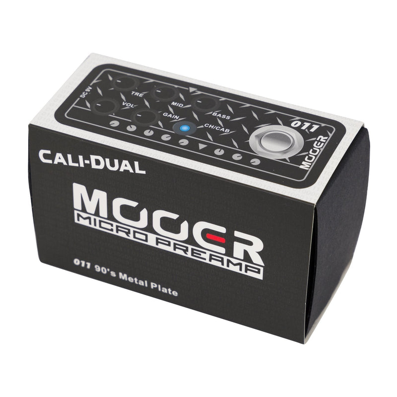 -Mooer 'Cali-Dual 011' Digital Micro Preamp Guitar Effects Pedal-Living Music
