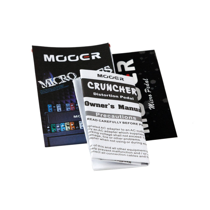 MEP-CR-Mooer 'Cruncher' High Gain Distortion Micro Guitar Effects Pedal-Living Music