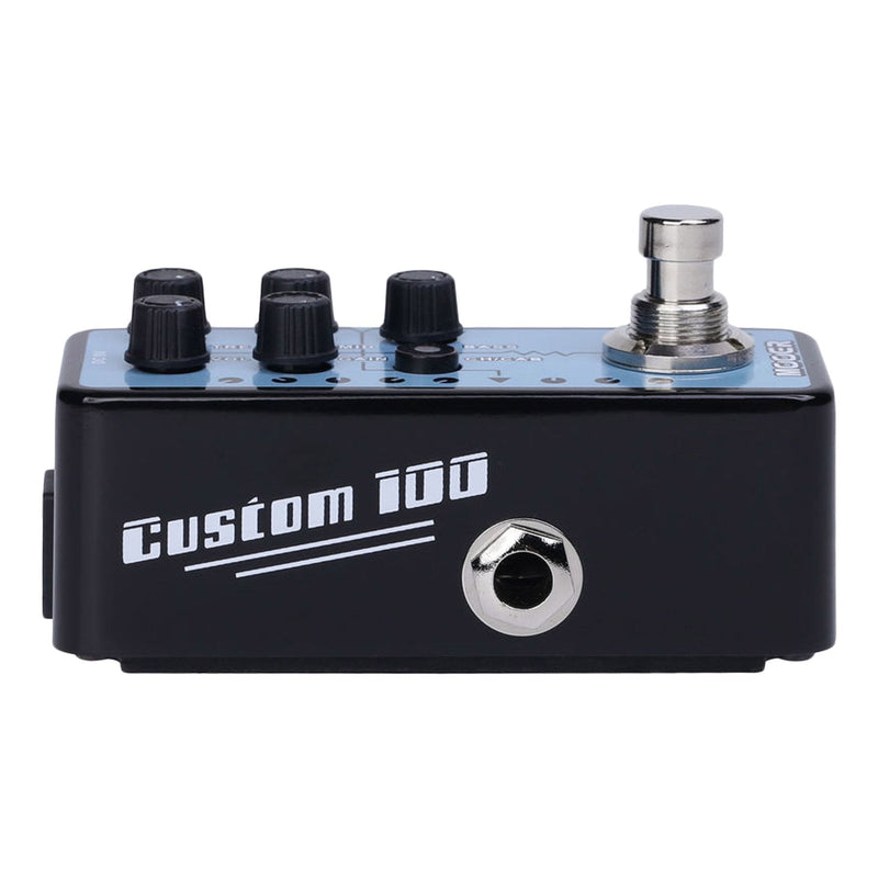 -Mooer 'Custom 100 018' Digital Micro Preamp Guitar Effects Pedal-Living Music