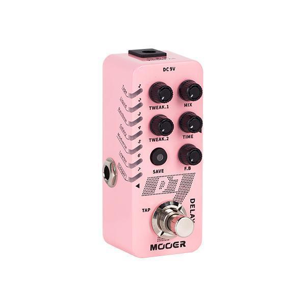 MEP-D7-Mooer 'D7' Digital Delay Micro Guitar Effects Pedal-Living Music