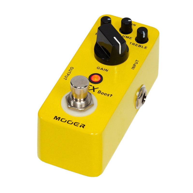 -Mooer 'Flex Boost' Wide Range Boost Micro Guitar Effects Pedal-Living Music