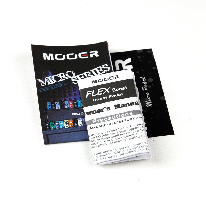 -Mooer 'Flex Boost' Wide Range Boost Micro Guitar Effects Pedal-Living Music