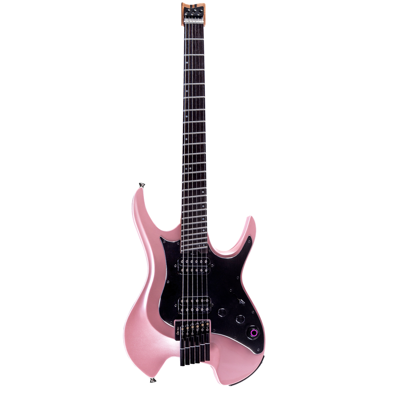 -Mooer GTRS W800 'Wing' Intelligent Guitar (Pearl Pink)-Living Music