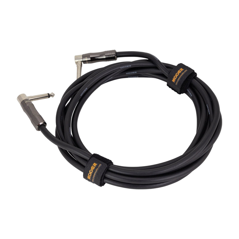 -Mooer Guitar Cable Angled Jack to Angled Jack (12ft)-Living Music