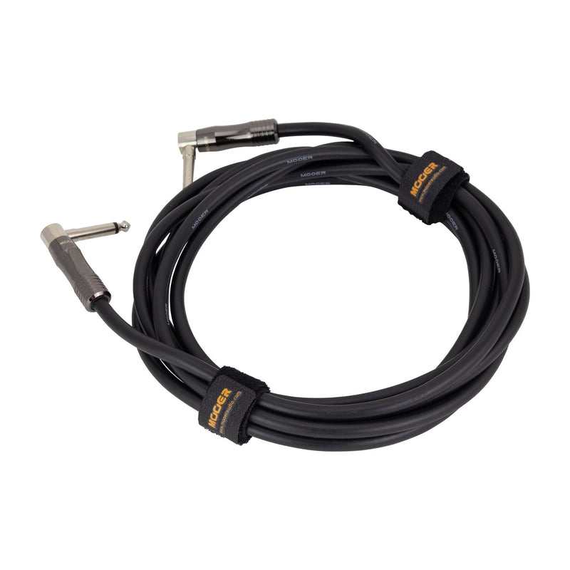MEP-GC-12A-Mooer Guitar Cable Angled Jack to Angled Jack (12ft)-Living Music