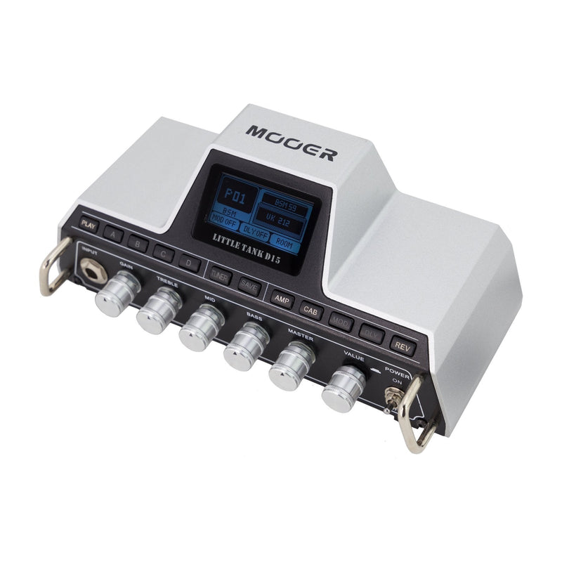 -Mooer 'Little Tank' D15 Modelling Amplifier Head-Living Music