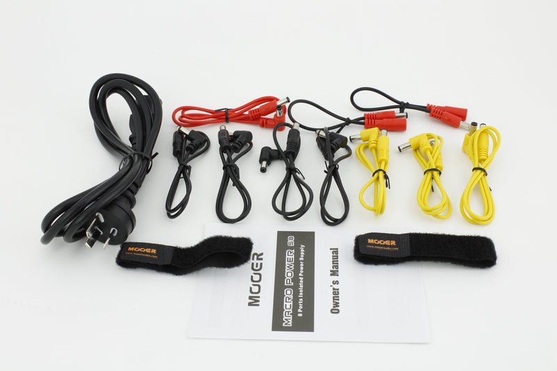 -Mooer 'Macro Power' 8-Port Effects Pedal Power Supply-Living Music
