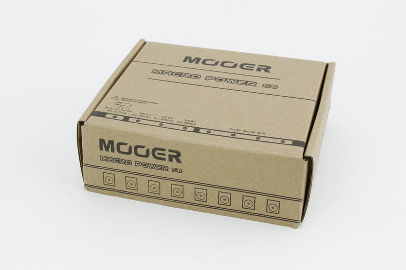 MEP-MACS8-Mooer 'Macro Power' 8-Port Effects Pedal Power Supply-Living Music