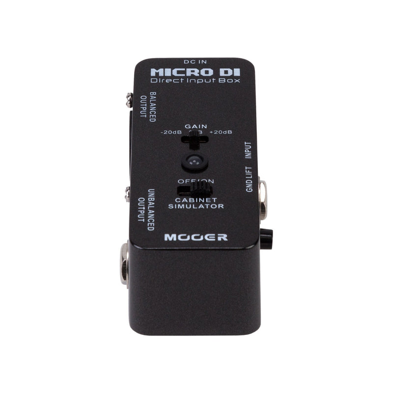 -Mooer 'Micro DI' Smart Direct Input Box Micro Guitar Effects Pedal-Living Music