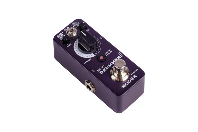 -Mooer 'Micro Drummer MKII' Mini Drum Machine Effects Pedal-Living Music