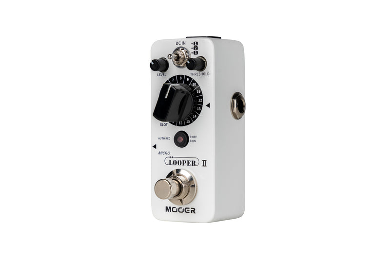 MEP-ML2-Mooer 'Micro Looper MKII' Loop Recording Micro Guitar Effects Pedal-Living Music