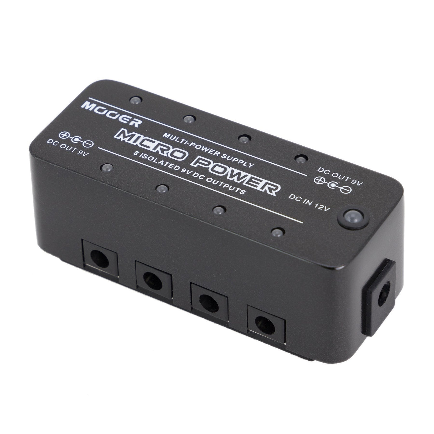 multi pedal power supply Mooer 'Micro Power' 8-Port Effects Pedal Power Supply – Living Music