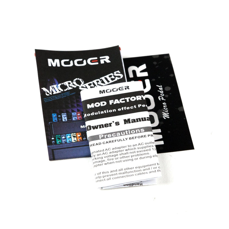 MEP-MF-Mooer 'Mod Factory' Multi Modulation Micro Guitar Effects Pedal-Living Music