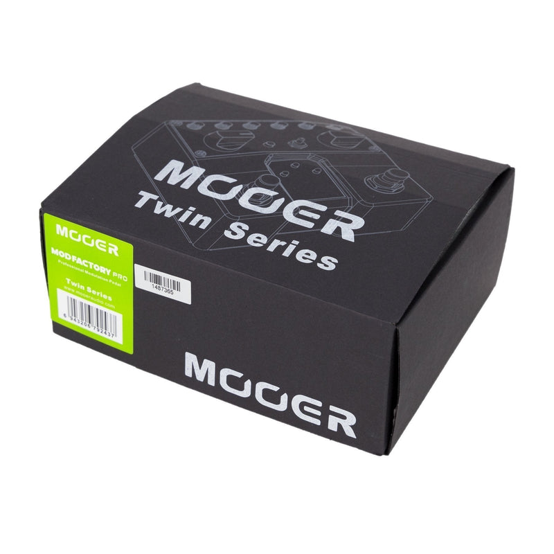-Mooer 'Mod Factory Pro' Modulation Dual Guitar Effects Pedal-Living Music