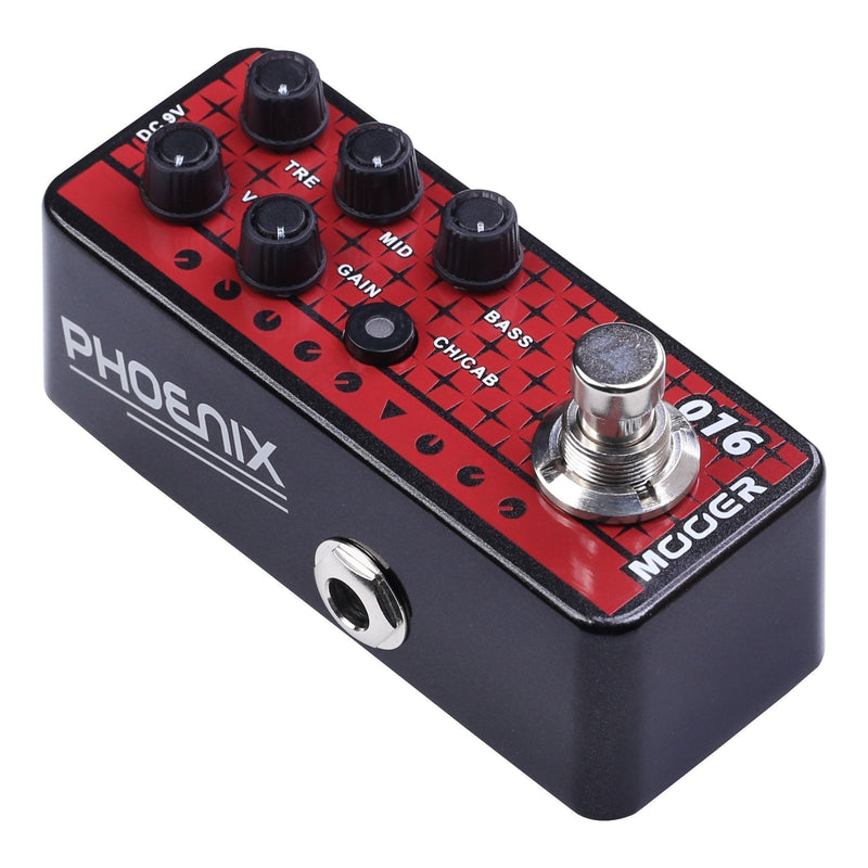 MEP-PA16-Mooer 'Phoenix 016' Digital Micro Preamp Guitar Effects Pedal-Living Music