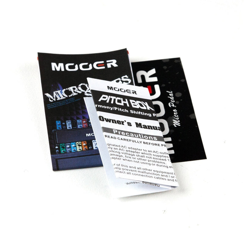 -Mooer 'Pitch Box' Harmony & Pitch Shifter Micro Guitar Effects Pedal-Living Music