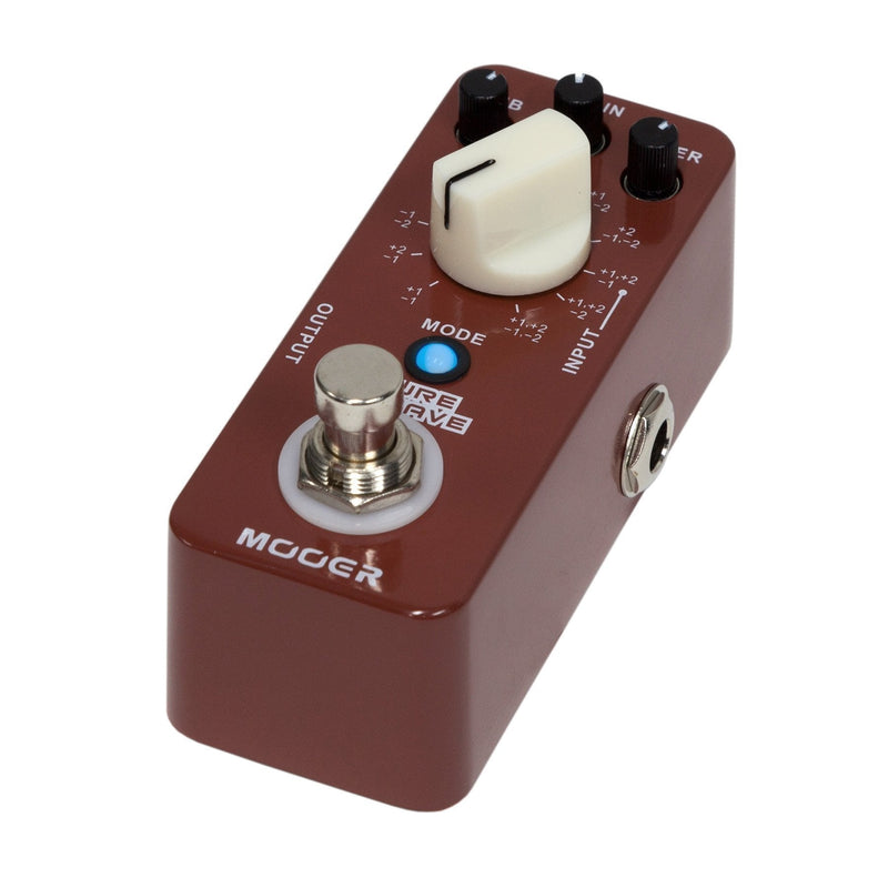 -Mooer 'Pure Octave' Polyphonic Octave Micro Guitar Effects Pedal-Living Music