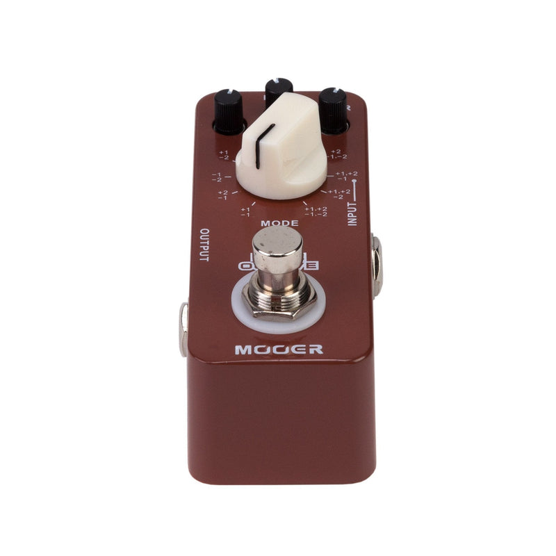 -Mooer 'Pure Octave' Polyphonic Octave Micro Guitar Effects Pedal-Living Music