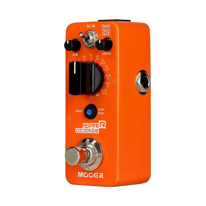 -Mooer 'Purer Octave' Pro Octave Micro Guitar Effects Pedal-Living Music