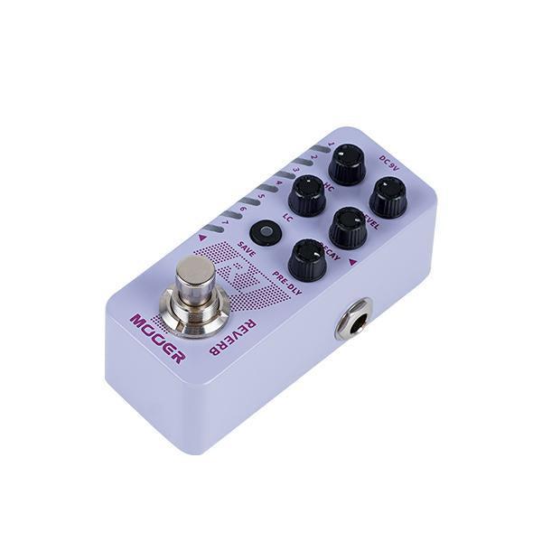 -Mooer 'R7' Digital Reverb Micro Guitar Effects Pedal-Living Music