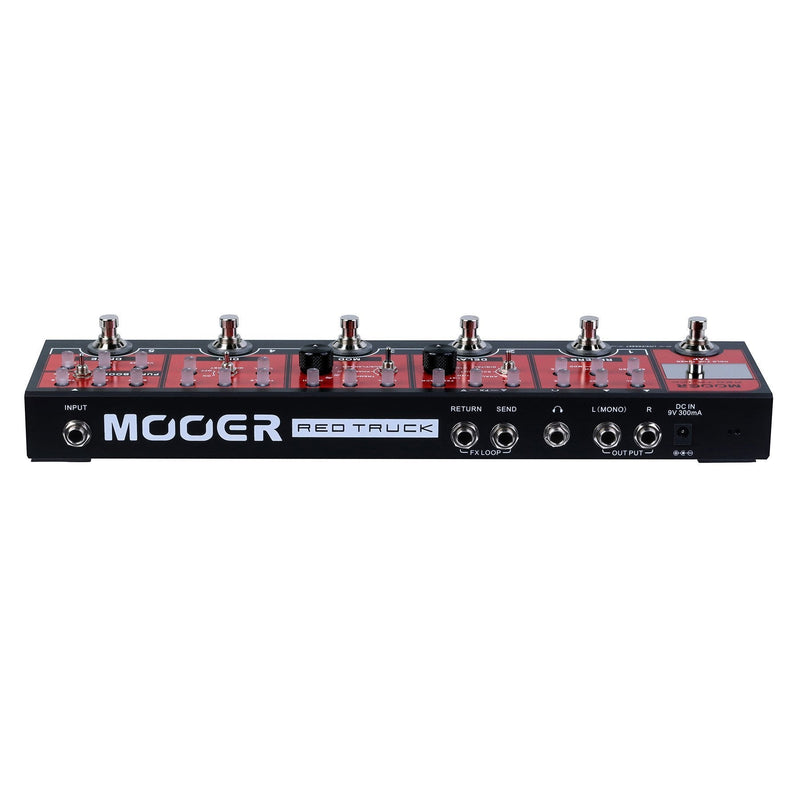 MEP-RT-Mooer 'Red Truck' Guitar Multi-Effects Pedal-Living Music