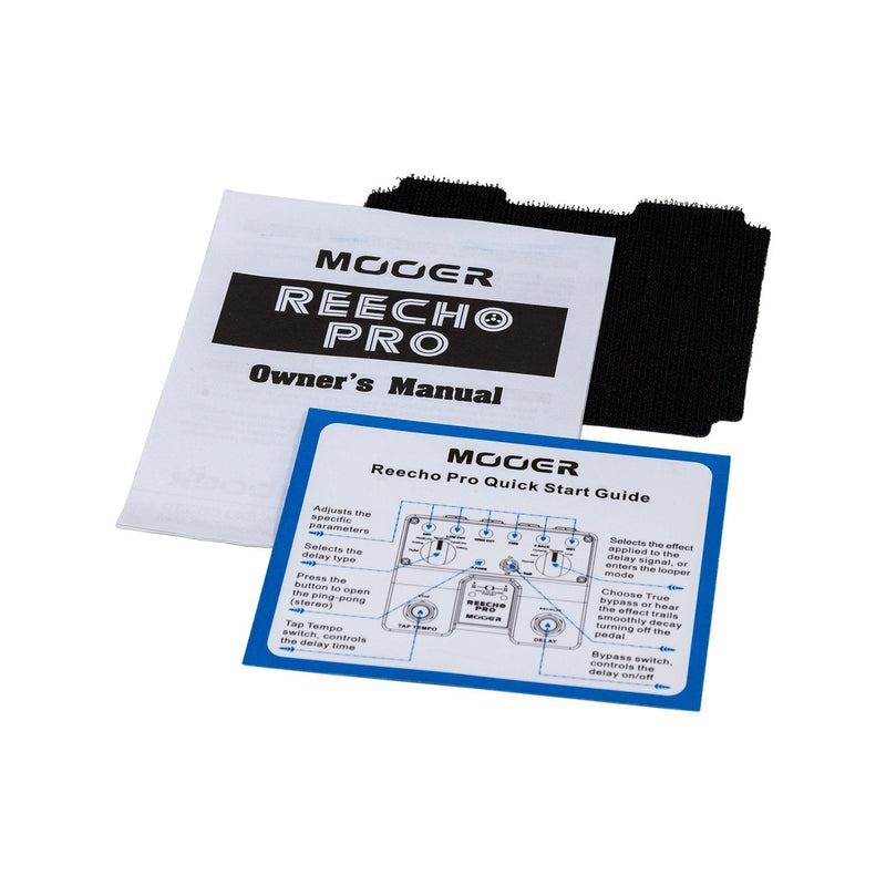 -Mooer Reecho Pro Digital Delay Dual Guitar Effects Pedal-Living Music