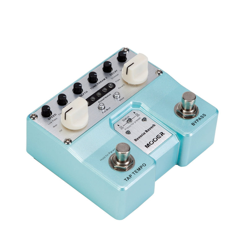 -Mooer Reverie Reverb Digital Dual Guitar Effects Pedal-Living Music