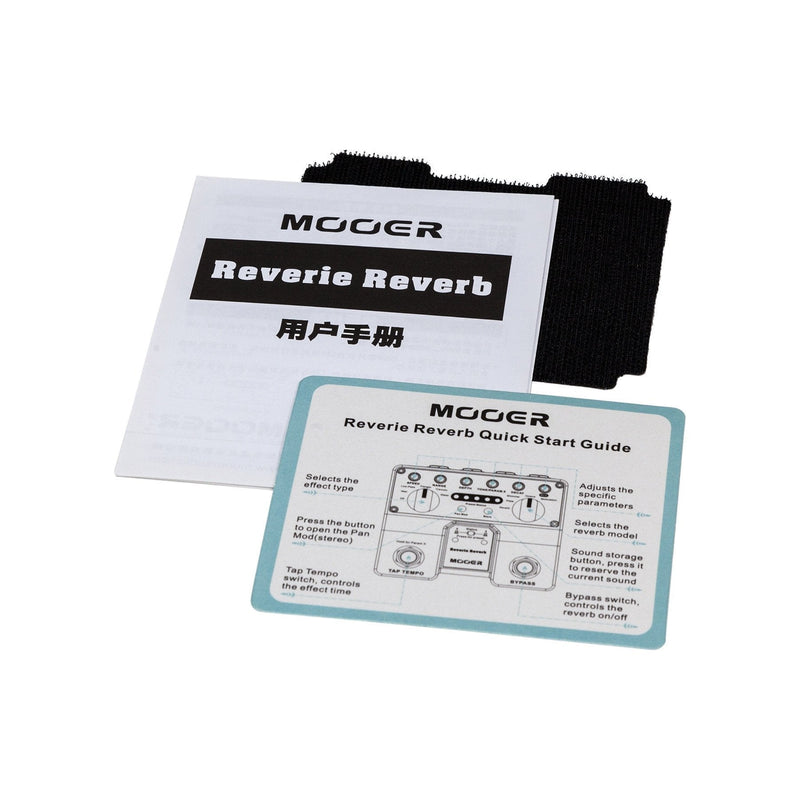 -Mooer Reverie Reverb Digital Dual Guitar Effects Pedal-Living Music
