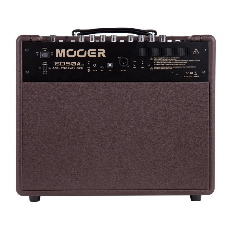 MEP-SD50A-Mooer 'Shadow' SD50A 50 Watt Acoustic Guitar Amplifier-Living Music